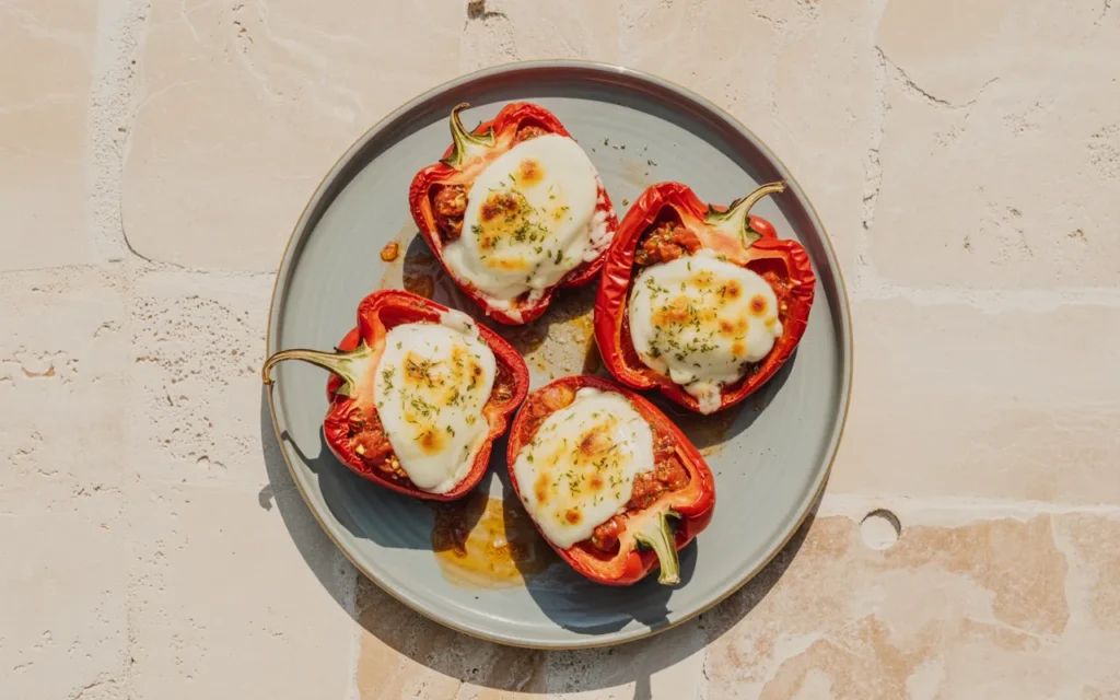 Papryka faszerowana mozzarellą