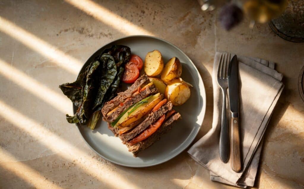 Zapiekanka Wołowa z Marchewką i Rozmarynem