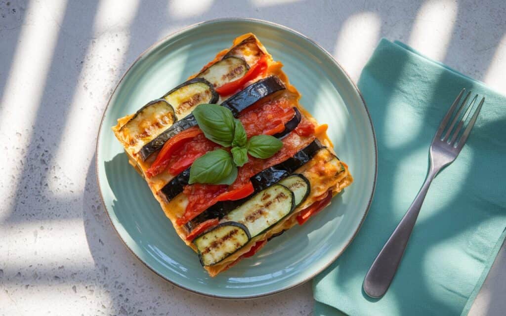 Śródziemnomorska Lasagne Warzywna