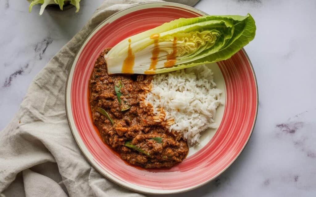 Aromatyczne Curry Wołowe z Sałatką Satay